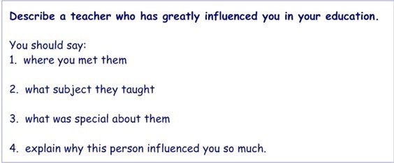 雅思口语第二部分话题与解析_雅思口语_百利